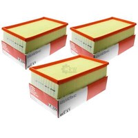 3X Mahle / Knecht LX 339 Luftfilter Filter Air