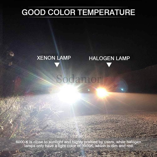 Custom Headlight Assembly w/Angel Devil Eyes Kits For Kawasaki Z1000 2003-2006 - Picture 9 of 24