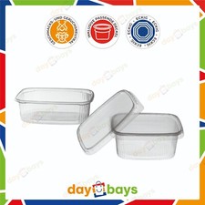 DayBays Salatbecher Salatbox Feinkostbecher Salat Becher Rechteckbecher