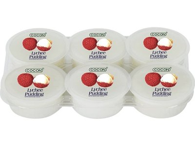 Lychee Cocon Dessert mit Nata de Coco 480g Kokosnuss Gel Pudding Litchi Litschi