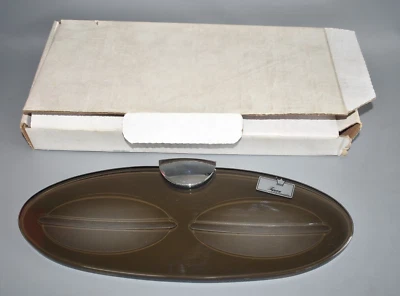 Jabonera de topacio GROHE para dos jabones vintage sin usar compartimento de 32 cm #B2 - Imagen 1 de 4