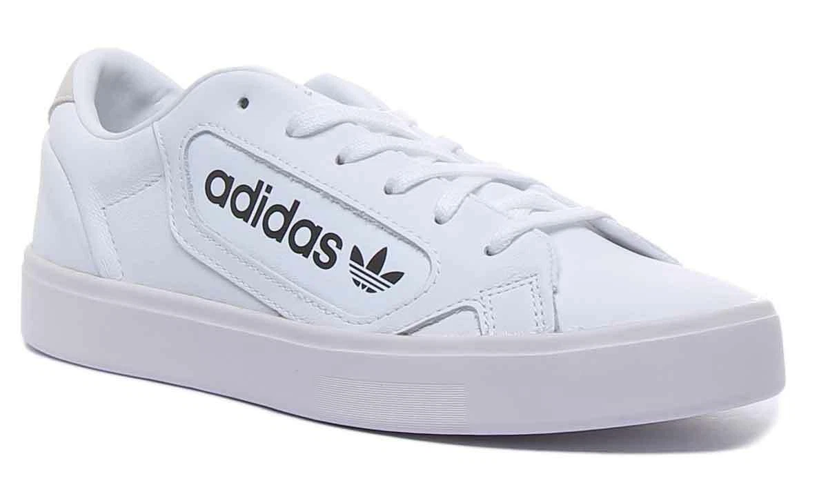 White adidas sales trainers size 8