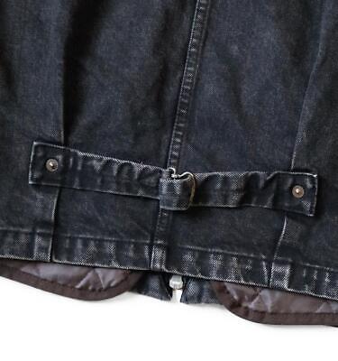 kapital 14OZ black DENIM T-BACK DRIZZLER JACKET ANARCHY kapital 14OZ black DENIM T-BACK DRIZZLER JACKET ANARCHY