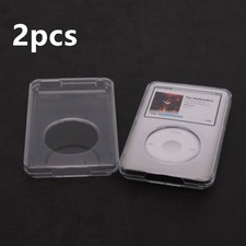 2pcs Clear Crystal Hard Plastic Cover Case Skin For iPod Classic Video Thin