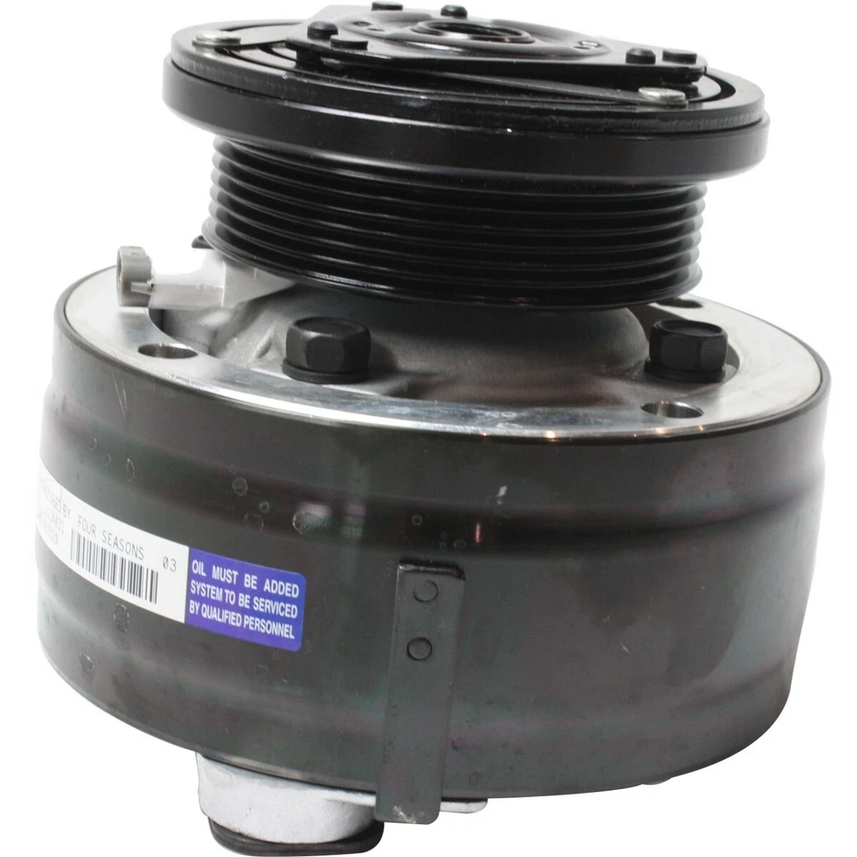 58948 Compresor de aire acondicionado 4 estaciones cuatro estaciones nuevo para Chevy Olds con embrague Foto 2 de 4