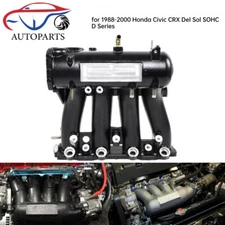 Racing D15 D16 D-Series Intake Manifold For 1988-2000 Honda Civic CRX Del Sol