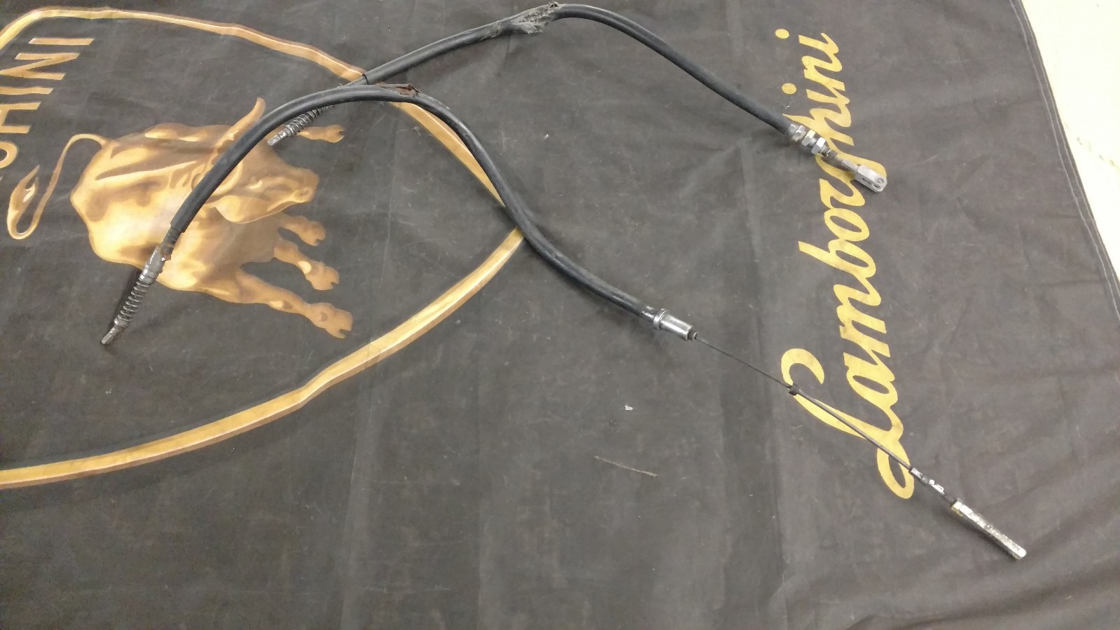 LAMBORGHINI MURCIELAGO LP640 E BRAKE CABLES LINES OEM 410609701A 410609702A