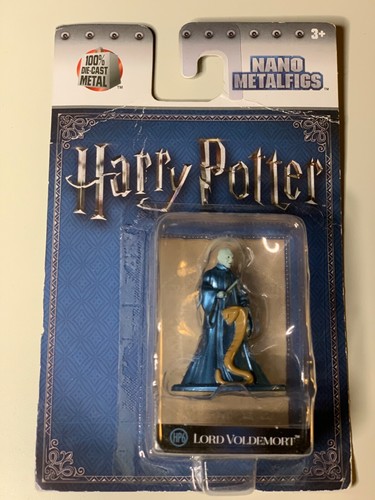 Lot Figurines Nano MetalFigs Harry Potter – Voldemort, Détraqueur, Drago, Rusard