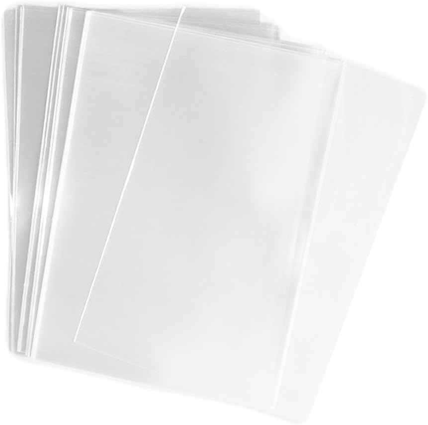 Approx. 100 Pcs 11X14 Inch Clear Flat Cello Cellophane Bags Opp Bag for