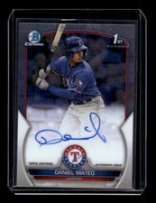 2023 Bowman Chrome Prospect Autographs #CPADMO Daniel Mateo Auto - EXACT SCAN