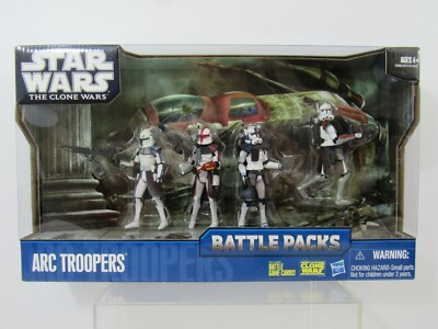 Star Wars Clone Wars Battle Packs ARC Troopers Hasbro 2010