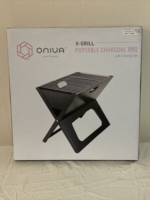 Picnic Time Oniva  by X-Grill Portable Charcoal BBQ Grill w/Carrying Tote