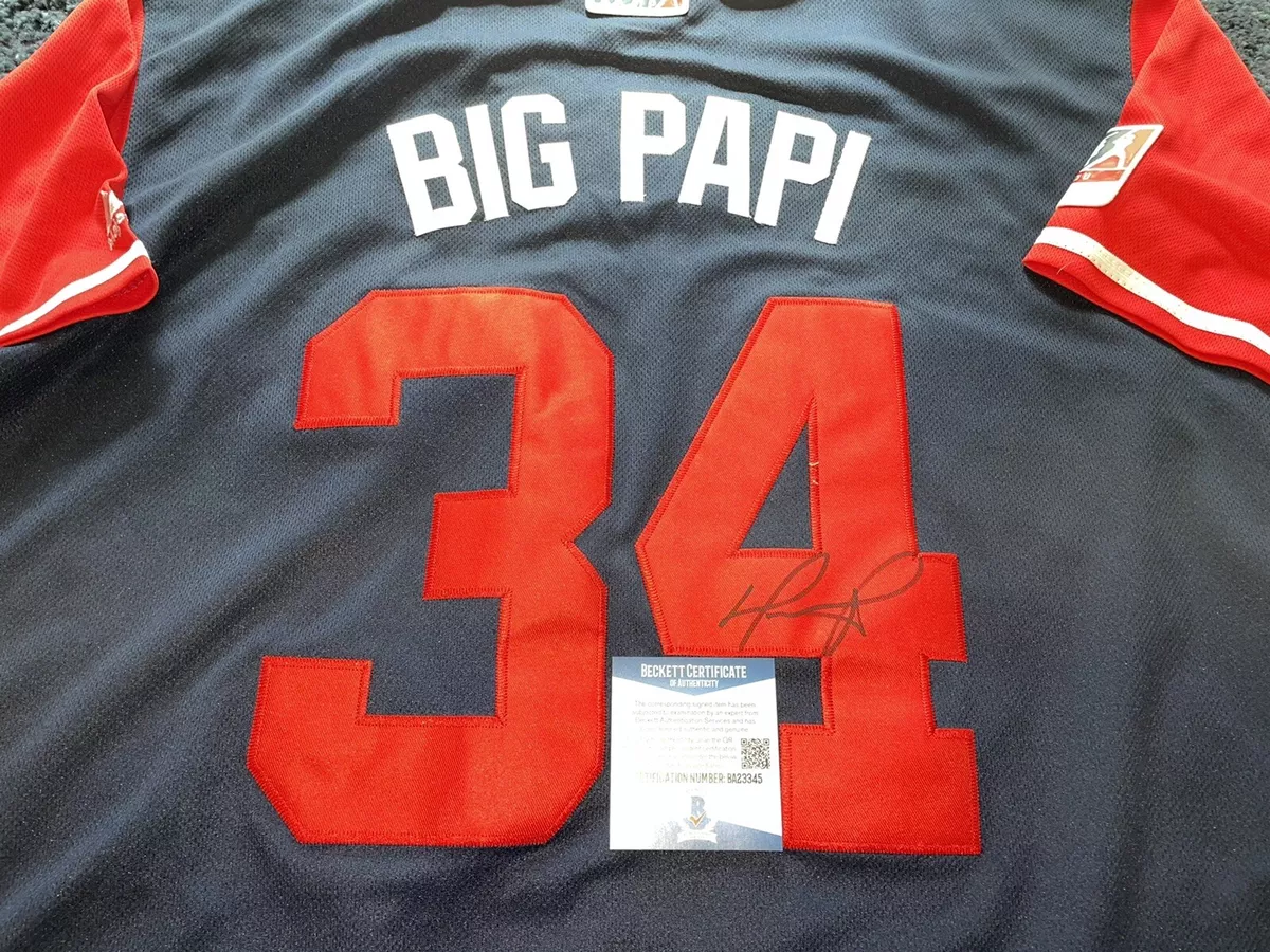 David Ortiz Signed Boston Red Sox Jersey “Big Papi” WS Champ Beckett