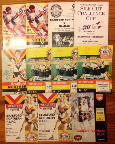 Bradford Northern Rugby League Programmes 1971 - 1993 - Picture 3 of 141