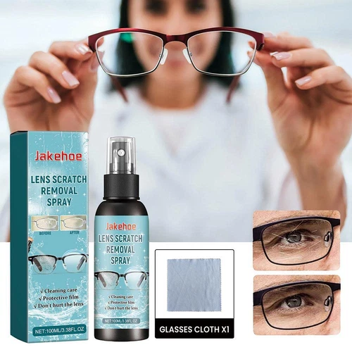 Lens Scratch Removal Spray Eyeglass Windshield Glass Sprays Repair Kit S6J6