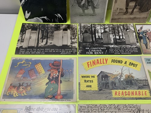Antique Vintage Humor Post Card Lot Funny Fun Early 1900's Comic Comedy Satire - Picture 4 of 12