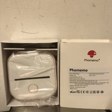 T02 Mini Sticker Printer Portable Pocket Inkeless Thermal Printer Machine PINK