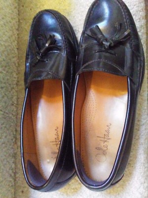 COLE HAAN Mens Loafer Slip-On Shoe Sz 10 D Black Pinch  display picture 3