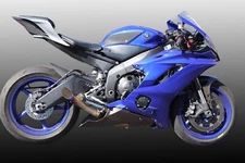 TechSpec Yamaha R6 2017 to 2021 SnakeSkin Tank Grips w/Free Center Pad