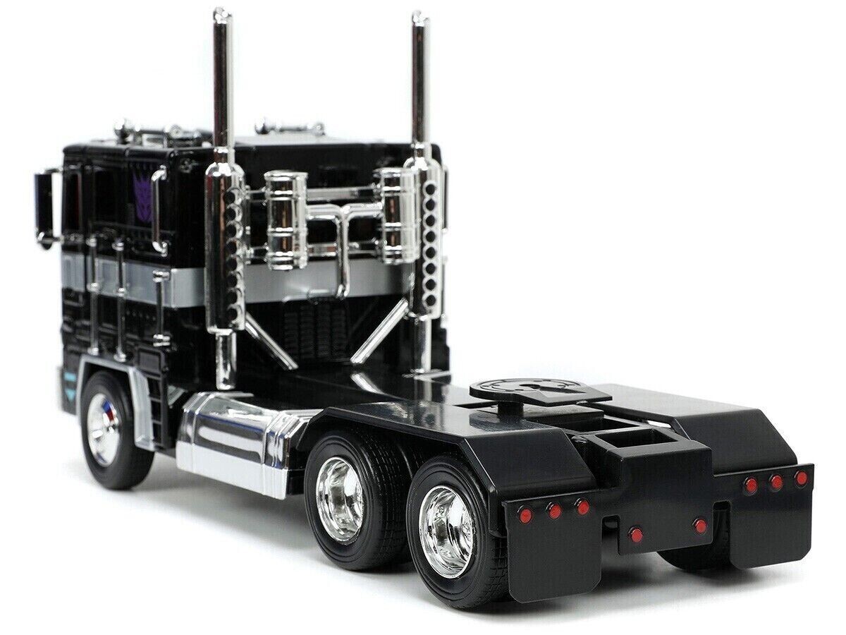 JADA 1:24 DECEPTICON NEMESIS PRIME TRANSFORMERS DIE-CAST BLACK