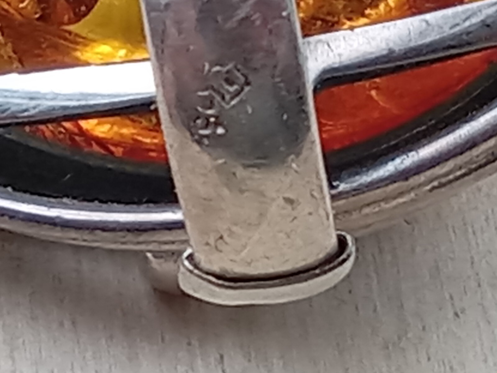 Unique Statement Artisan Sterling Silver Ring w C… - image 9