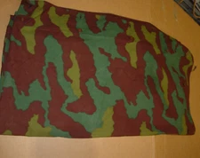 Vtg WW2 Style Italian Army M29 Camo Telo Minetico Zeltbahn Shelter Half 
