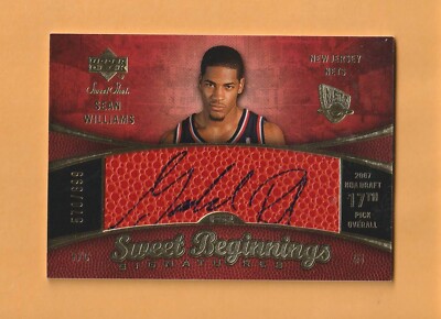 Sean Williams New Jersey Nets AUTO 2007-08 Sweet Shot /699 Boston College