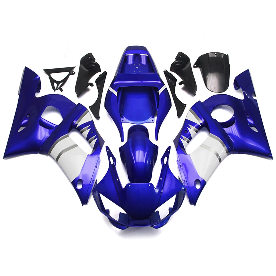 ABS Fairing Kit Bodywork for Yamaha YZF600 R6 1998 99 01 2002 Plastic Fairings - Imagem 2 de 4