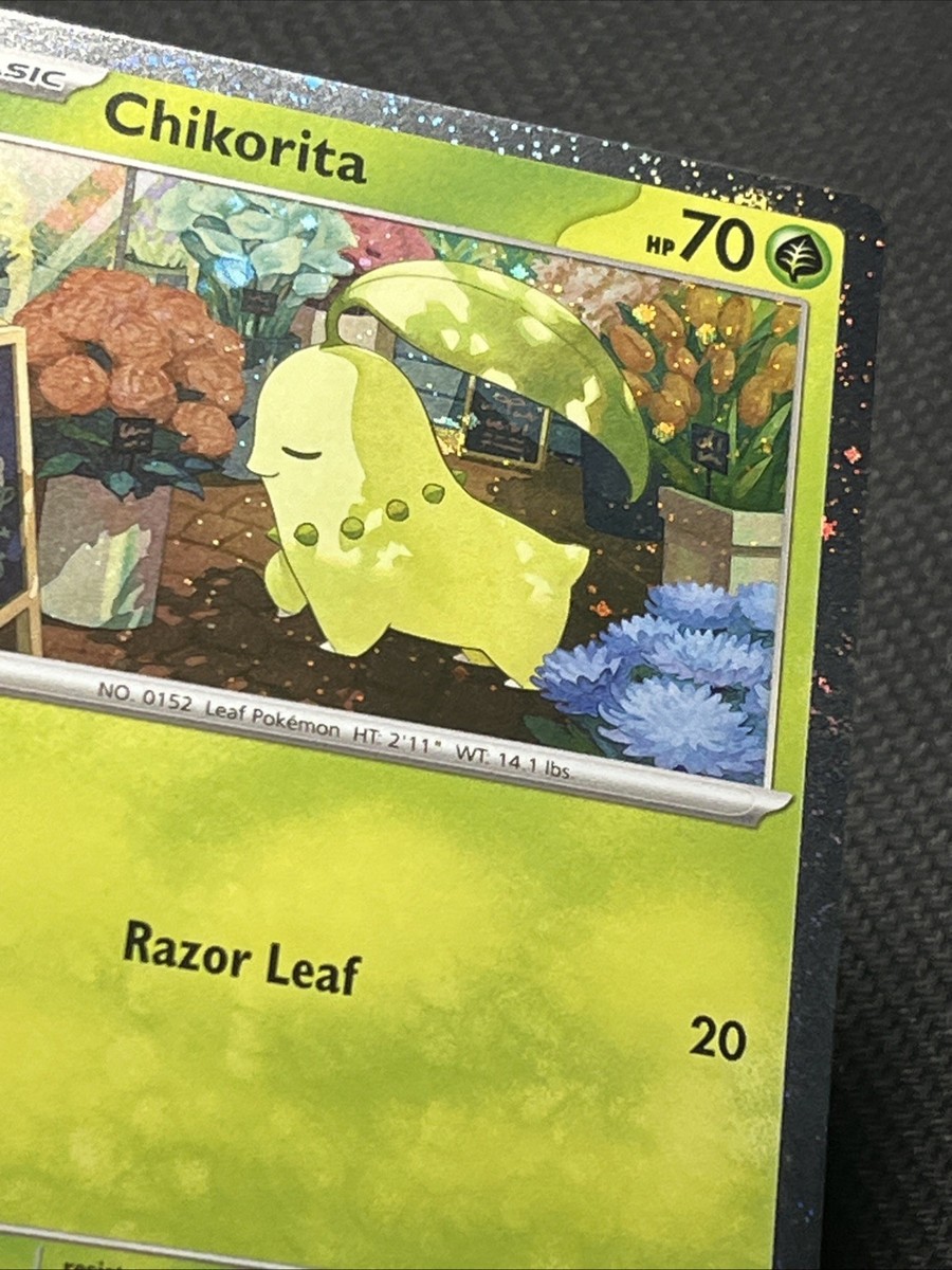 chikorita pokemon card price Chikorita MEP 069 - NM Pokemon Mega Evolution Perfect Order Holo Promo