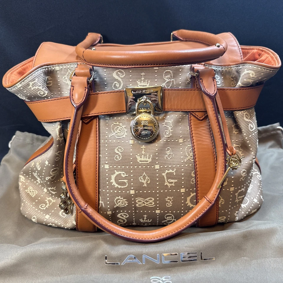 Bolso de Mano Lancel Salvador Dali (2012) Gala Paris Daligramme con Bolsa para el Polvo ¡EXCELENTE RARO! Foto 3 de 4