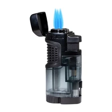 Jetline Fatboy Triple Flame (Black) Cigar Lighter