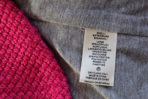 Elevenses Anthropologie Bright Pink Cropped Wool Blend Coat Jacket XS - Picture 7 of 7