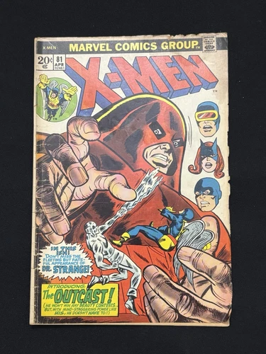 X-Men #81 (Marvel Comics Apr 1973) Juggernaut Appearance, 1st Outcast 3.5/VG-