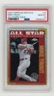2025 Topps Silver Pack #10 Mike Trout All-Stars Gold Refractor /50 PSA 10 POP 1