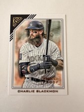 2022 Topps Gallery - Charlie Blackmon #104 Printer Proof