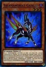 Salamangreat Gazelle - SDSB-EN003 - Super Rare - 1st Edition - Damaged - Structu