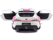 1/18 2024 Toyota GR Supra "Itasha" White with Graphics "StreetFighters"