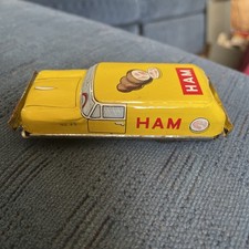 Tin Lithograph Friction Car Working 1950 Antique Collectible NICE Condition Ham