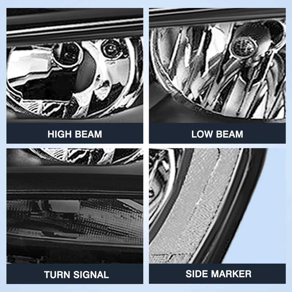 Conjunto de pares de faros para Volkswagen Jetta MK6 2011-2018 sedán de fábrica diestro+derecho Foto 3 de 4
