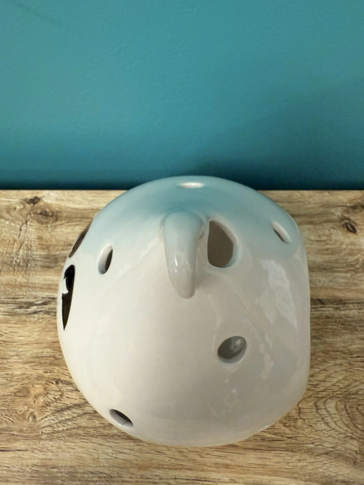 Yankee Candle Co Ceramic Candle Holder Halloween Ghost Jack-O-Lantern RETIRED image 5
