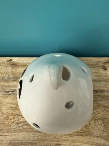 Yankee Candle Co Ceramic Candle Holder Halloween Ghost Jack-O-Lantern RETIRED image 5