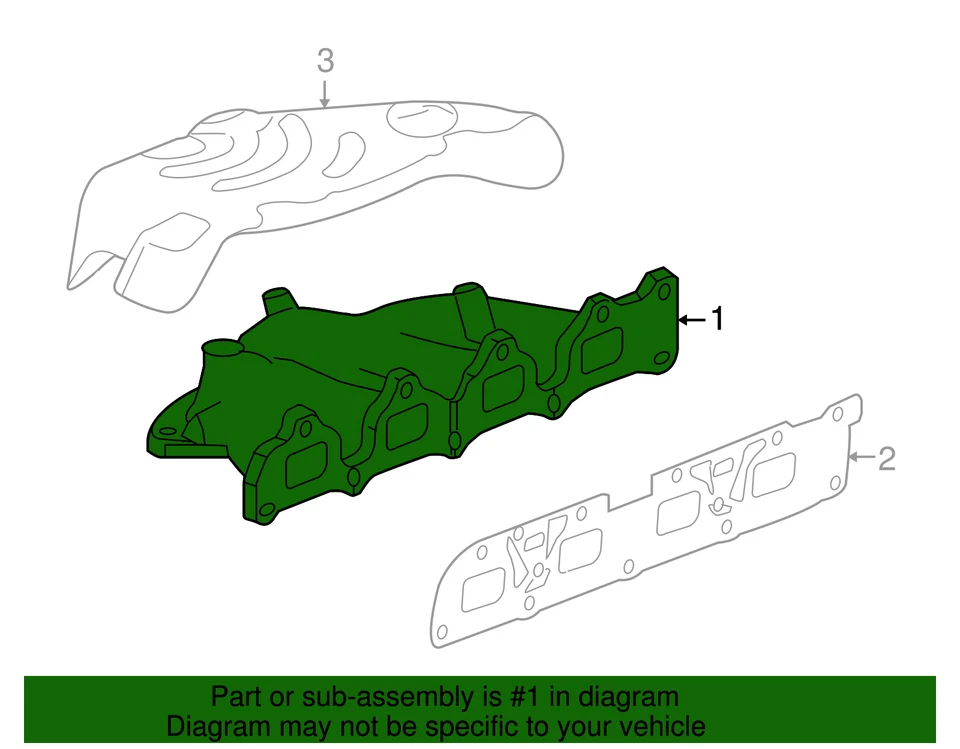 Colector de escape original GM 12672961 Foto 4 de 4