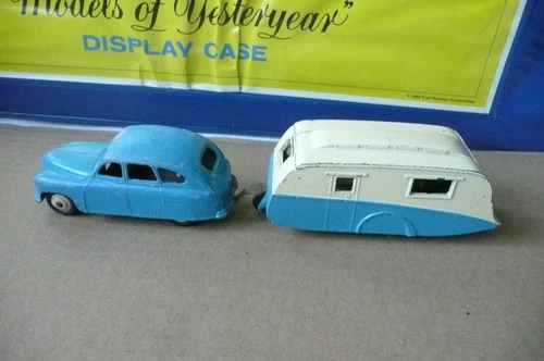 VINTAGE DINKY 153 VANGUARD CAR/ 190 CARAVAN COMBO 1948-64.
