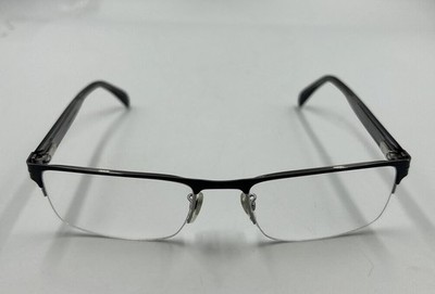 Authentic DAVID BECKHAM DB1068-TI7 Size 56-19-145 Eyeglasses Halfrim Frame Black