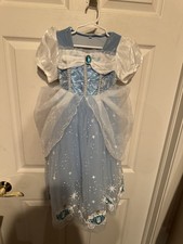 Cinderella Inspired Princess Blue Costume Dress Child Size Small 4-6