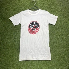 Vintage 70s Rupp Riders Shirt Mens Small Double Sided Distressed Single Stitch