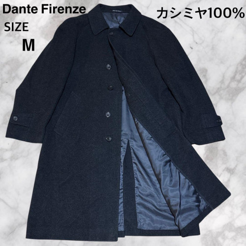 Cashmere 100% Balmacaan Coat Size M Dark Grey Fully Lined - Picture 1 of 7