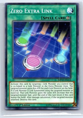 Zero Extra Link Common 2019 Gold Sarcophagus Tin Mega Pack MP19-EN114 LP