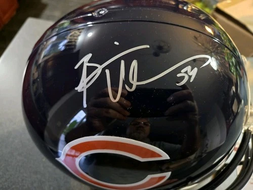 Brain Urlacker Autograph Full Size Replica Helmet JSA Certificate