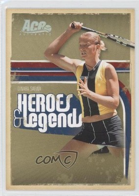 2006 Ace Authentics Heroes & Legends Holofoil 82/100 Dinara Safina #79 0a1